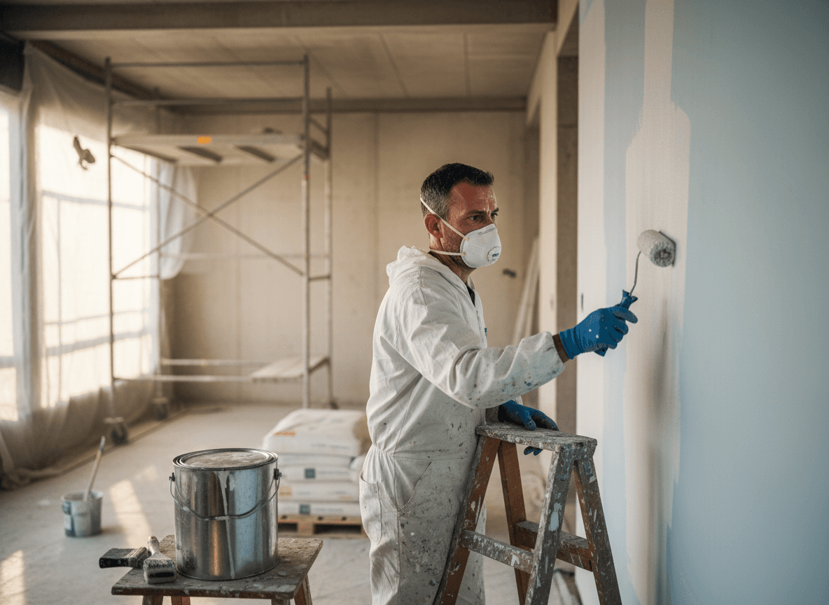 peintre en bâtiment utilisant Batimi