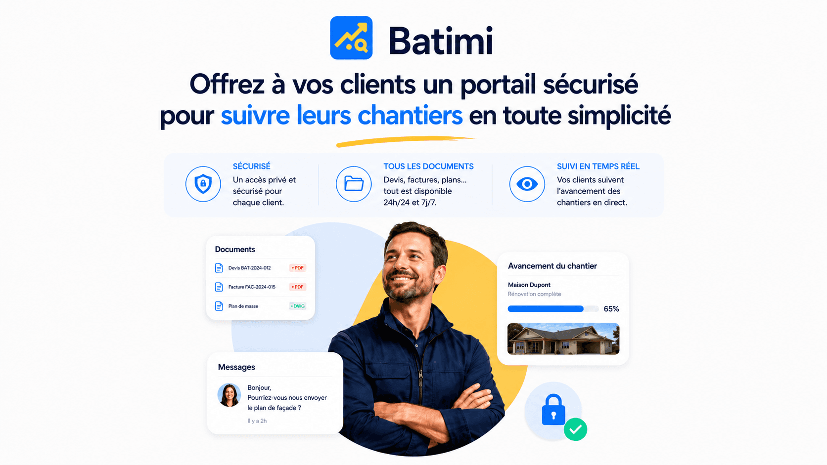 Aperçu Batimi : Offrez un espace simple à vos clients