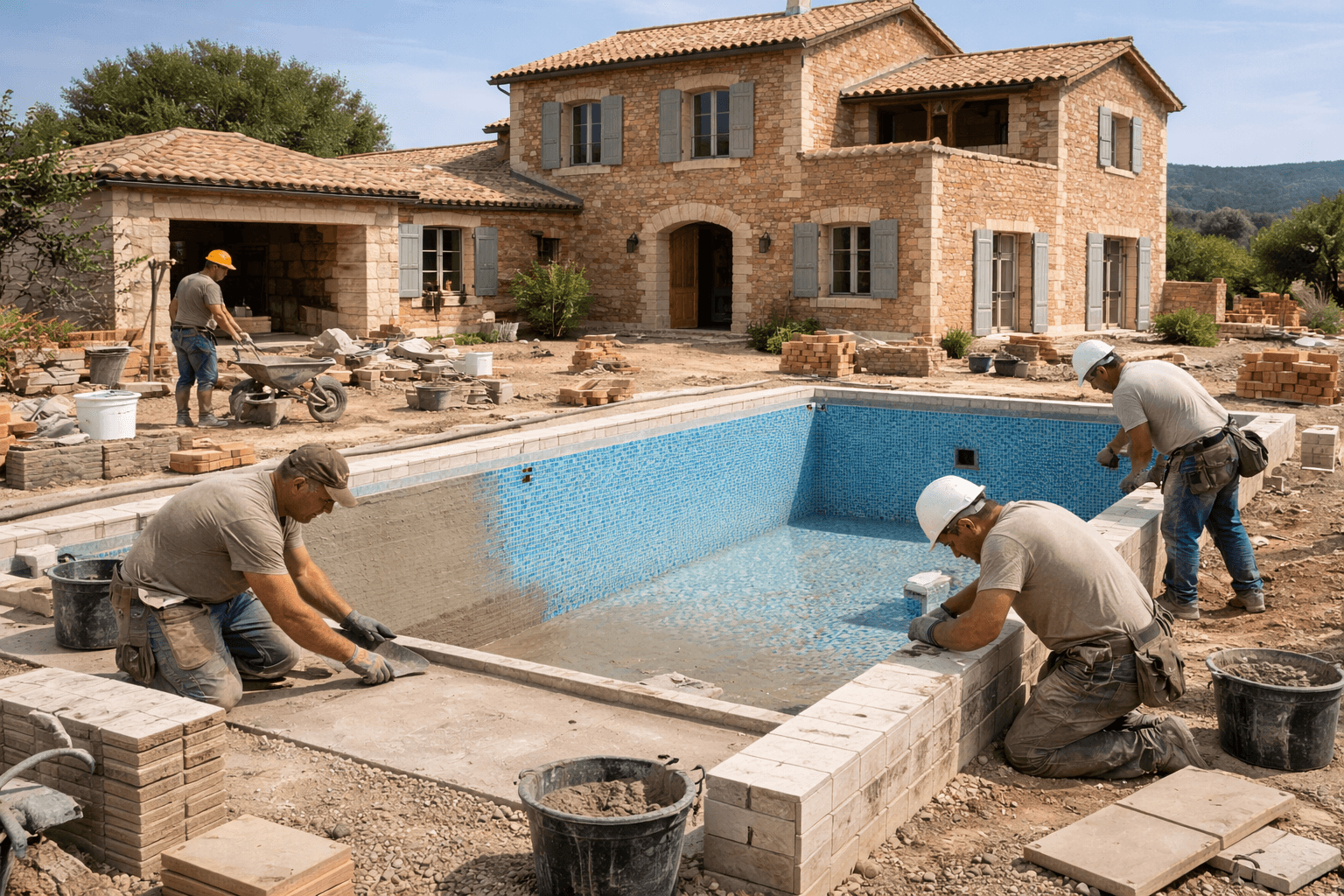 Le métier de PISCINISTE (piscinier)
